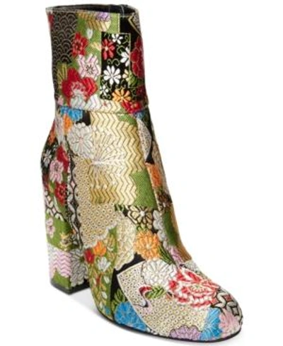 Steve Madden Goldie Sequin Embroidered Bootie In Bright Multi | ModeSens