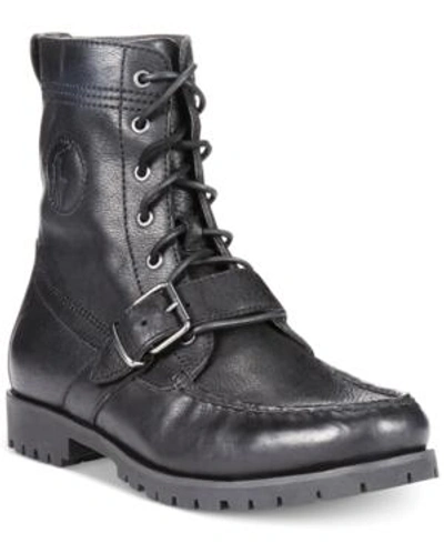 Shop Polo Ralph Lauren Men's Ranger Boot Men's Shoes In Black