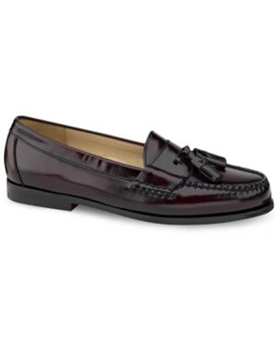 Shop Cole Haan Men's Pinch Tassel Moc-toe Loafers Men's Shoes In Burgundy