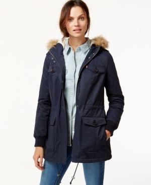 levi's hooded sherpa lined jacket