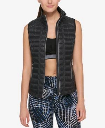 Shop Tommy Hilfiger Sport Puffer Vest, Created For Macy's In Black