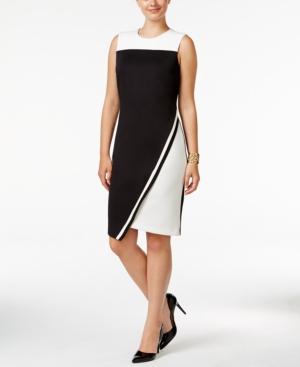 tommy hilfiger black and white dress