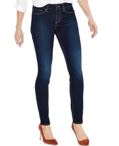 Shop Levi's Women's 711 Skinny Jeans In Long Length In Indigo Ridge