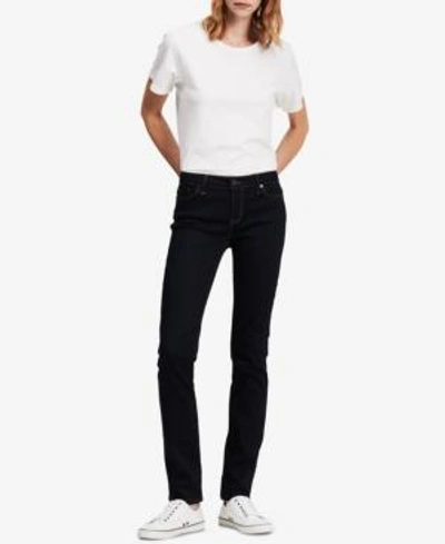 Shop Calvin Klein Jeans Est.1978 Straight-leg Jeans In Dark Rinse