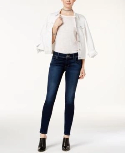 Shop Hudson Collin Mid-rise Skinny Jeans In Crest Fall