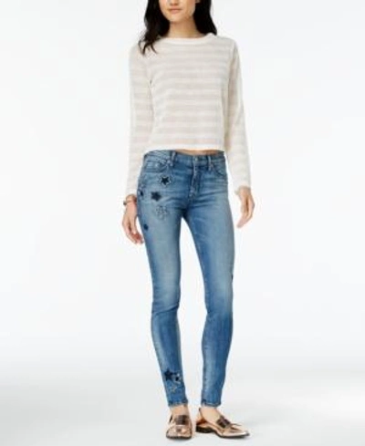 Shop Hudson Nico Star Embellished Skinny Jeans In Stargazing