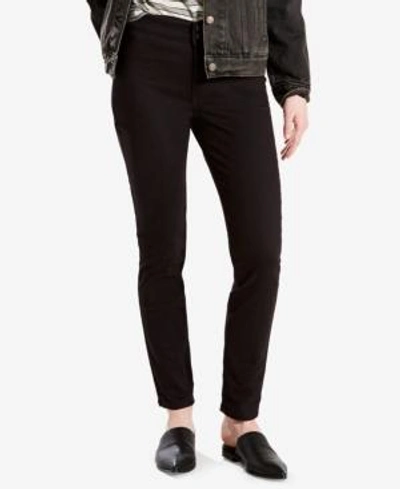 Shop Levi's On The Move Skinny Jeans In Perfect Black Rinse