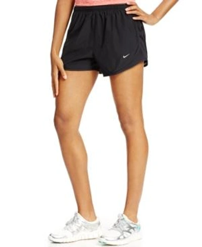 Shop Nike Tempo Women's Brief-lined Running Shorts In Black