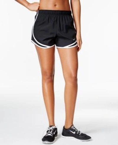 Shop Nike Dry Tempo Running Shorts In Black/white