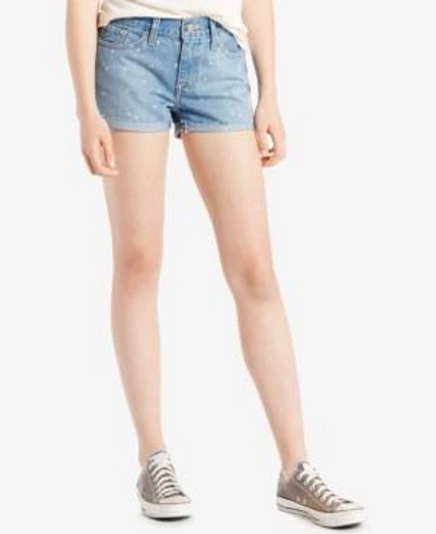 Shop Levi's Mid-length Shorts In Crazy Daisy