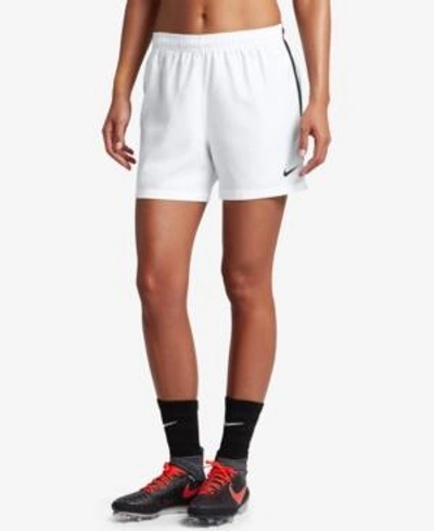 Shop Nike Dry Squad Soccer Shorts In White
