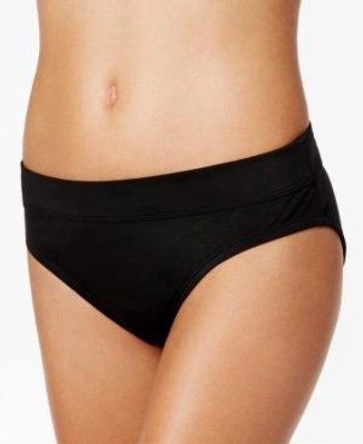 Shop Nike Active Hipster Bikini Bottoms Women's Swimsuit In Black