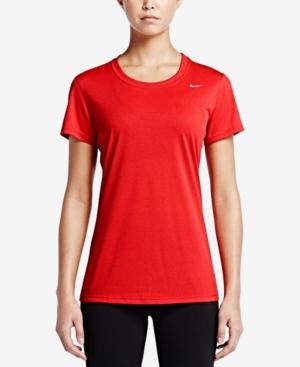 womens red nike t shirt