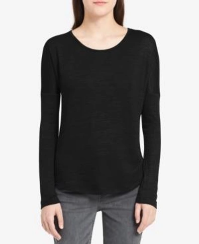 Shop Calvin Klein Jeans Est.1978 Relaxed Long-sleeve T-shirt In Black