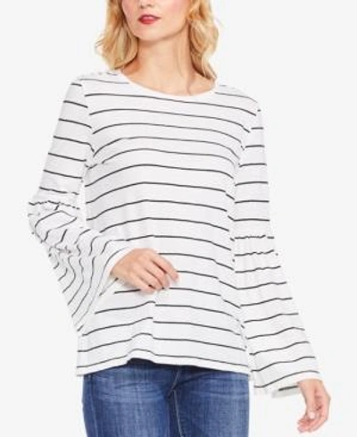 Shop Vince Camuto Two By  Cotton Striped Top In New Ivory