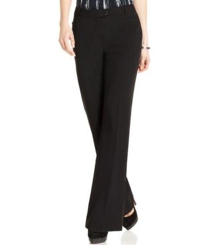 Shop Calvin Klein Modern Fit Trousers, Regular & Petite In Black