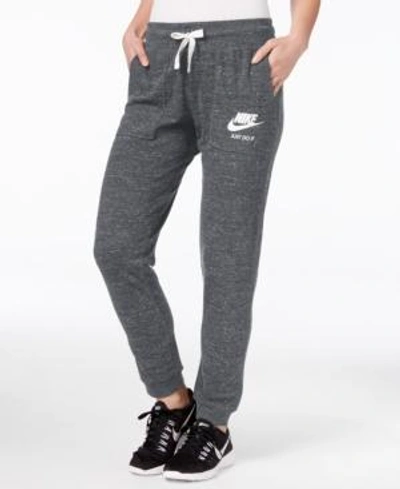 Shop Nike Women's Gym Vintage Pants In Carbon Heather