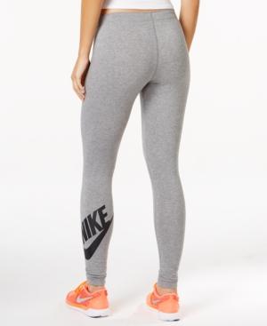 plus size nike sportswear metallic leggings