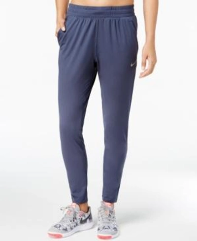 Shop Nike Dry Element Running Pants In Thunder Blue