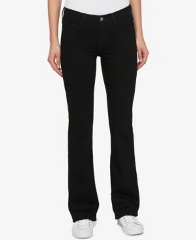 Shop Tommy Hilfiger Pale Blue Wash Bootcut Jeans, Created For Macy's In Black