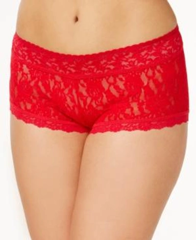 Shop Hanky Panky Plus Size Boyshort Underwear 481281x In Red