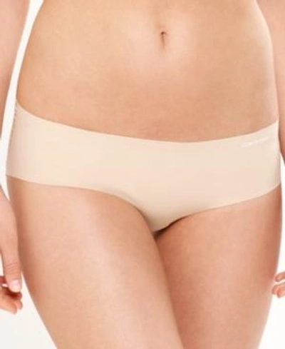 Shop Calvin Klein Invisibles Hipster Underwear D3429 In Light Caramel- Nude 01