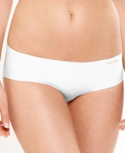 Shop Calvin Klein Invisibles Hipster Underwear D3429 In White
