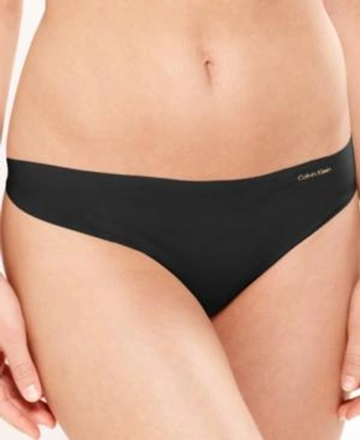 Shop Gucci Women's Invisibles Thong Underwear D3428 In Black