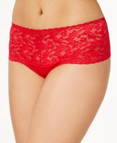 Shop Hanky Panky Women's Plus Retro Thong In Red