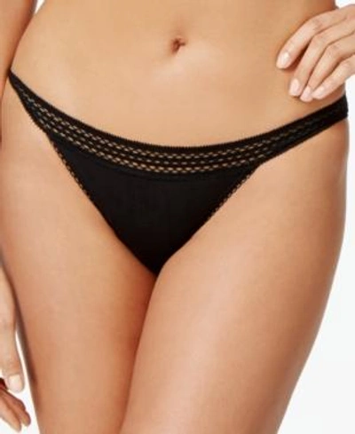 Shop Dkny Lace-trim Bikini Underwear Dk5006 In Black