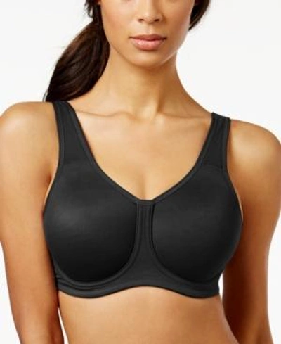 Shop Gucci Sport High-impact Underwire Bra 855170, Up To I Cup In Black