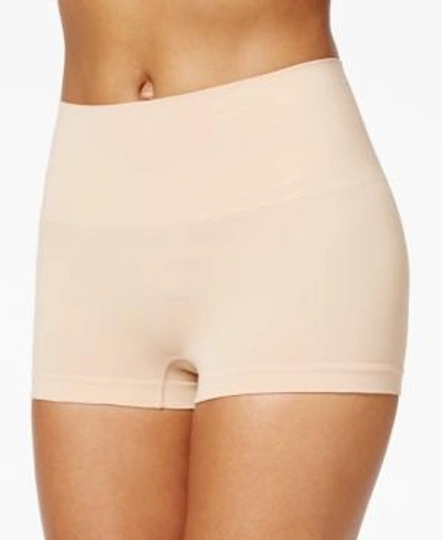 Shop Spanx Women's Everyday Shaping Panties Boyshort Ss0915 In Soft Nude- Nude 01