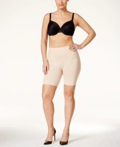 Shop Spanx Women's Plus Size Thinstincts Mid-thigh Short 10005p In Soft Nude- Nude 01