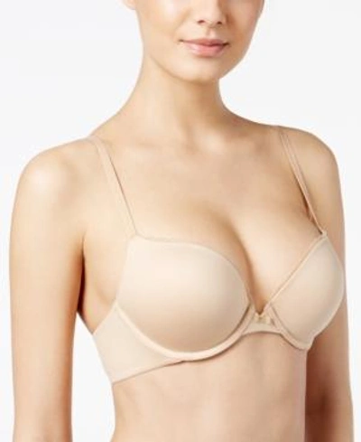 Shop Calvin Klein Everyday Push-up Plunge Bra Qf1715 In Bare- Nude 01