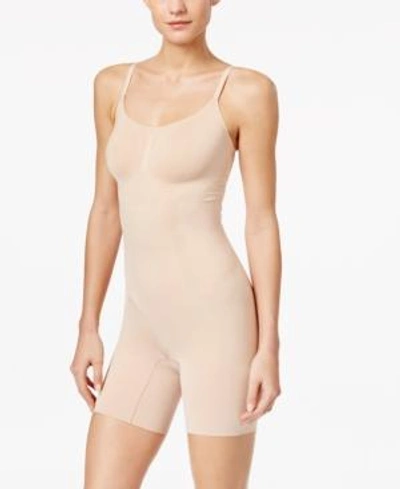 Shop Gucci Women's Oncore Mid-thigh Bodysuit Ss1715 In Soft Nude- Nude 01