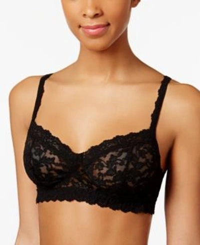 Shop Hanky Panky Retro Lace Bralette 9k7406 In Black