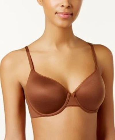 Shop Calvin Klein Everyday Full-coverage Bra Qf1714 In Cinnamon