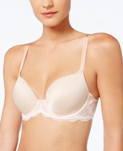 Shop Gucci Lace Affair Contour Bra 853256 In Rose Dust/angel Wing