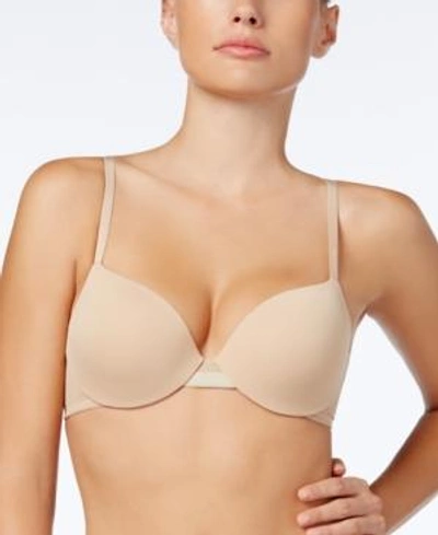 Shop Calvin Klein Sculpted Lightly-lined Demi Bra Qf1739 In Bare