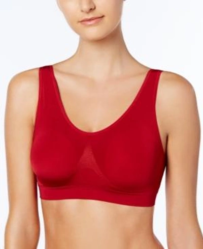 Shop Wacoal B-smooth Wireless Bralette 835275 In Rio Red