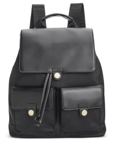 Shop Calvin Klein Paula Backpack In Black/gold