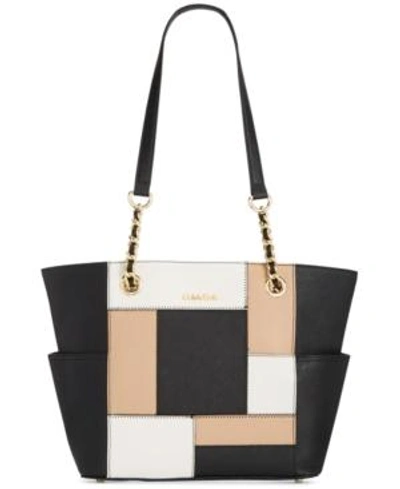 Calvin Klein Hayden Saffiano Leather Tote - Macy's