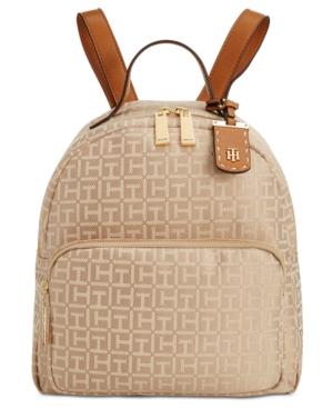 tommy hilfiger jacquard backpack
