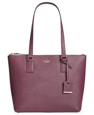 Shop Kate Spade New York Cameron Street Lucie Small Tote In Deep Plum