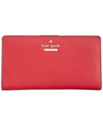 Shop Kate Spade New York Jackson Street Stacy Wallet In Red Carpet