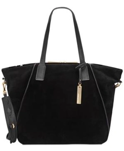 Shop Vince Camuto Alicia Extra-large Tote In Black