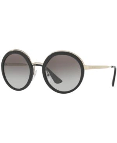 Shop Prada Sunglasses, Pr 50ts In Black/grey Gradient