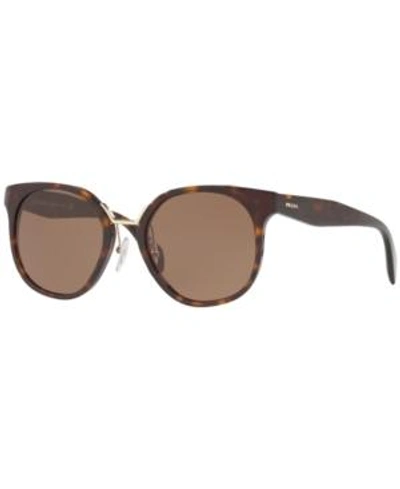 Shop Prada Sunglasses, Pr 17ts In Brown/brown