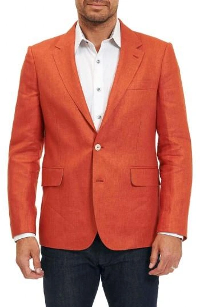 Shop Robert Graham Papua Linen Sport Coat In Orange