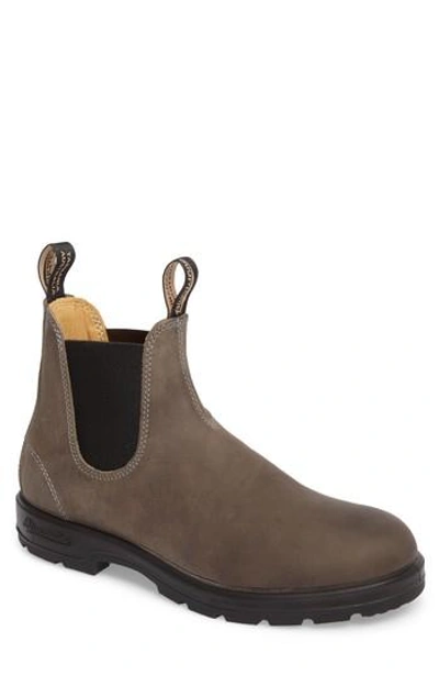 Shop Blundstone Footwear Chelsea Boot In Grizzly Brown Leather